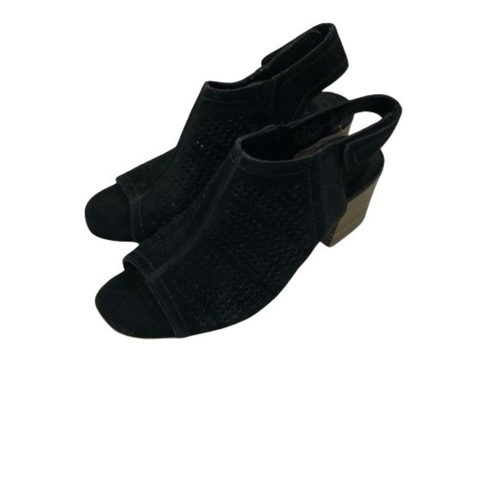 Sonoma Women's Perforated Open Toe Ankle Boots size 6.5